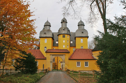 Blick auf das Schloss in Schloss Holte-Stuken Brock